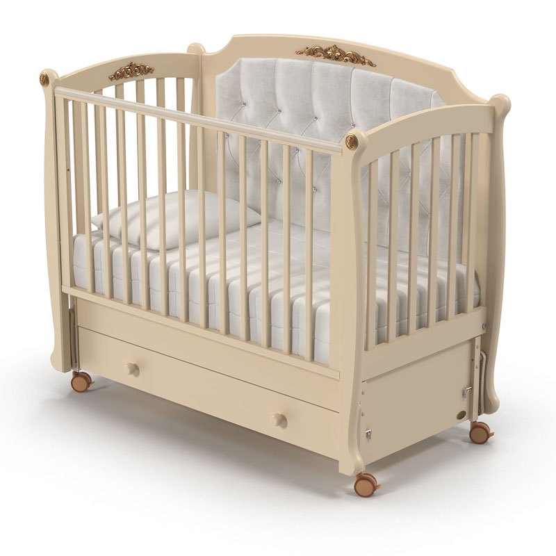 

Детская кровать Nuovita Furore Swing продольный, слоновая кость
