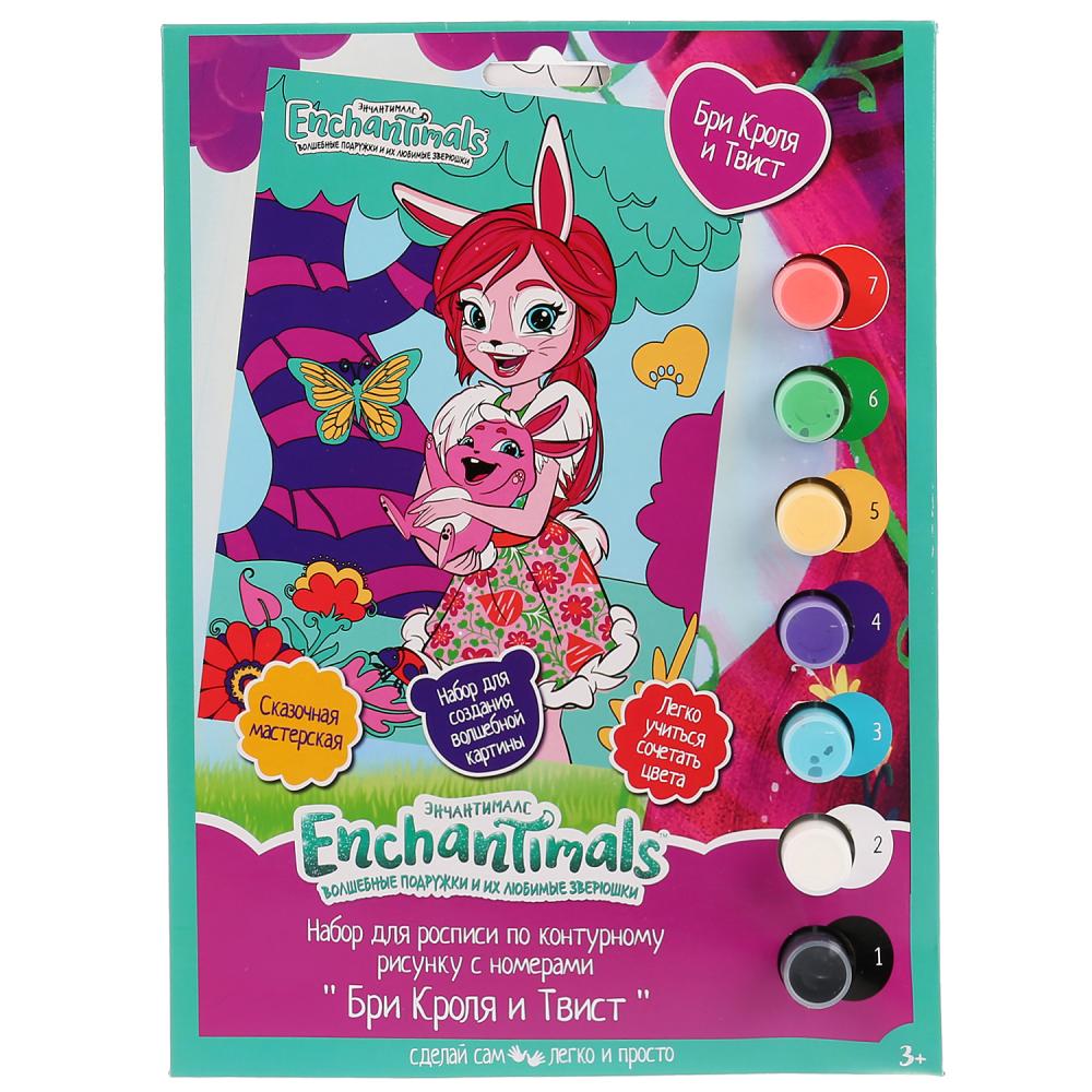 

Набор для творчества Роспись по номерам из серии Enchantimals, холст на картоне 17 х 23 см