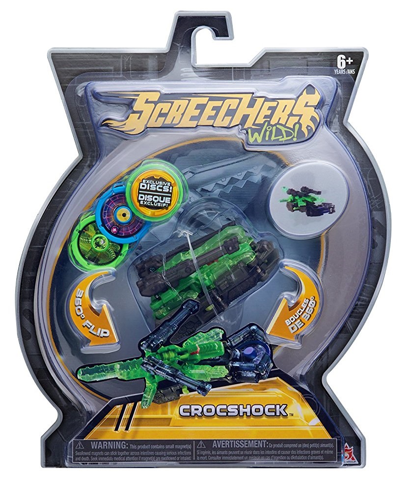 Дикие Скричеры. Машинка-трансформер – Крокшок, линейка 2 от Alpha Group,  Screechers Wild, 34827ros - купить в интернет-магазине ToyWay.Ru