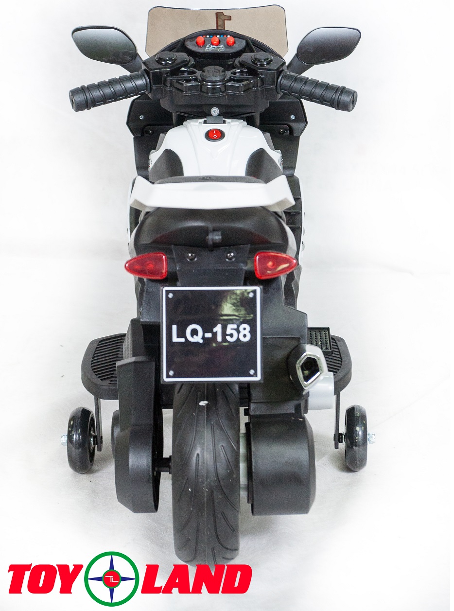 Электромотоцикл ToyLand Minimoto LQ 158 белого цвета  