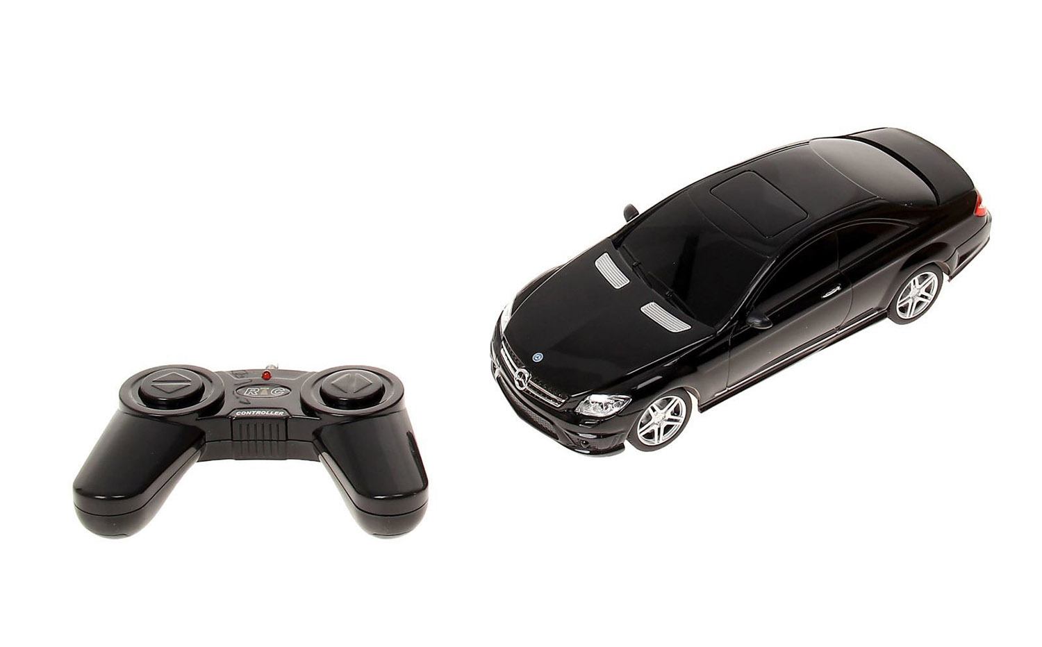 

Машина на радиоуправлении 1:24 Mercedes CL63 AMG, цвет чёрный, 27MHZ