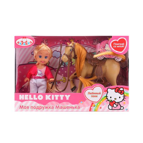 Кукла Hello Kitty  Машенька с лошадкой, 12 см  