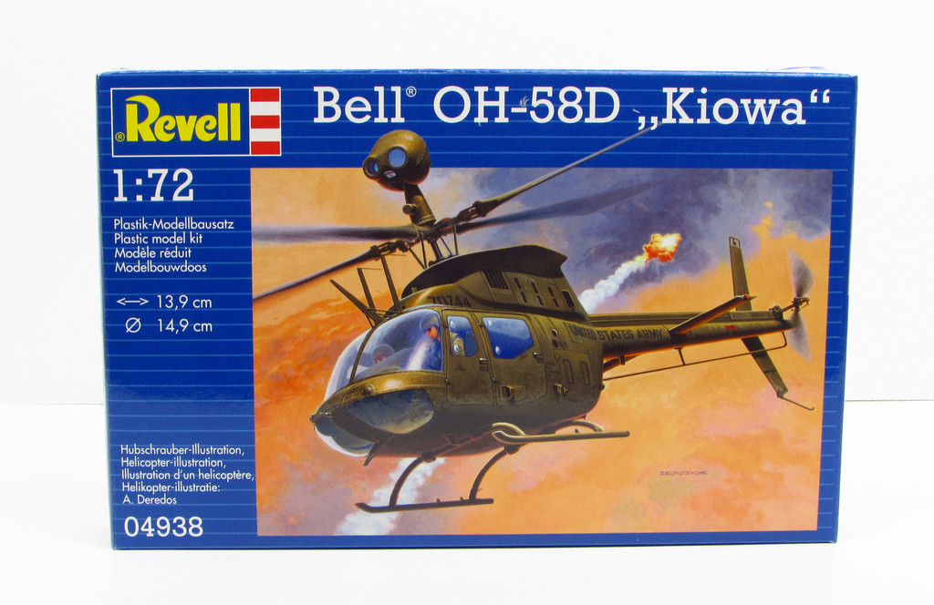 Сборная модель - Вертолет Bell OH-58D - Kiowa  
