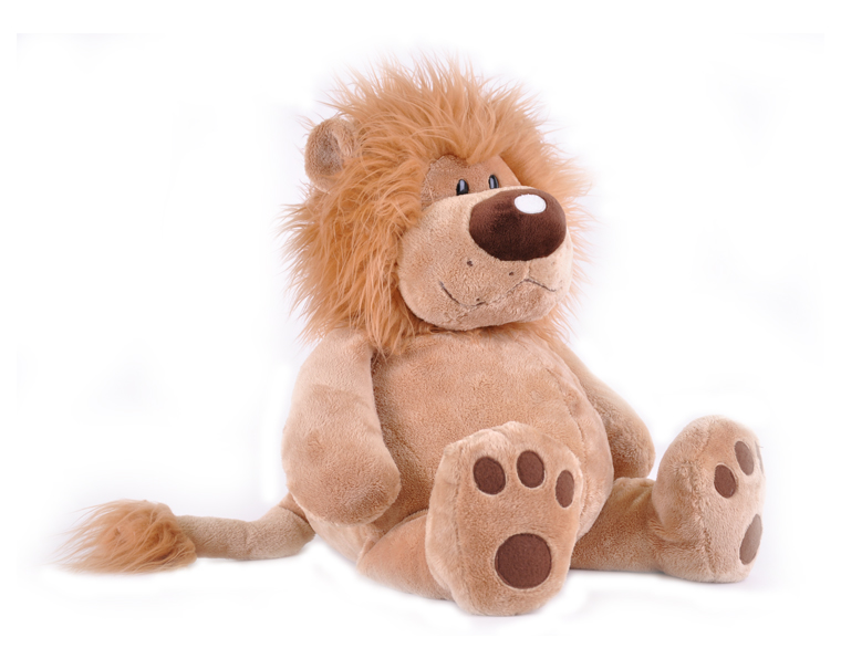 Мягкая игрушка – Лев Лева сидячий, 40 см.  