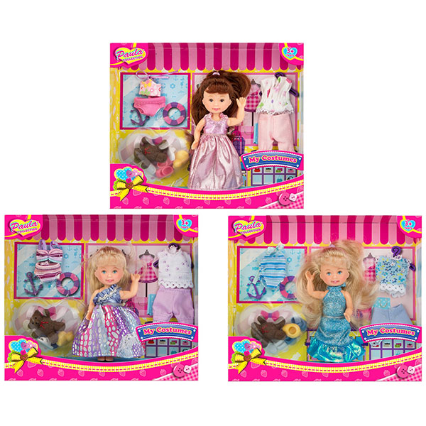 

Игровой набор Paula - Модница, 3 вида