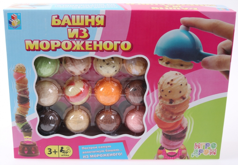 Игра настольная Игродром - Башня из мороженого  