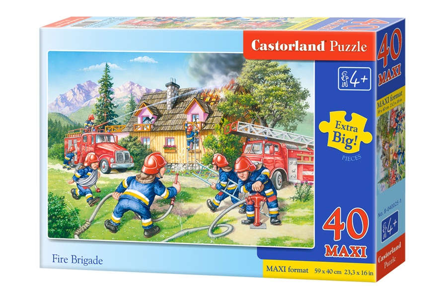

Пазлы Castorland – Пожарные, 40 маxi элементов