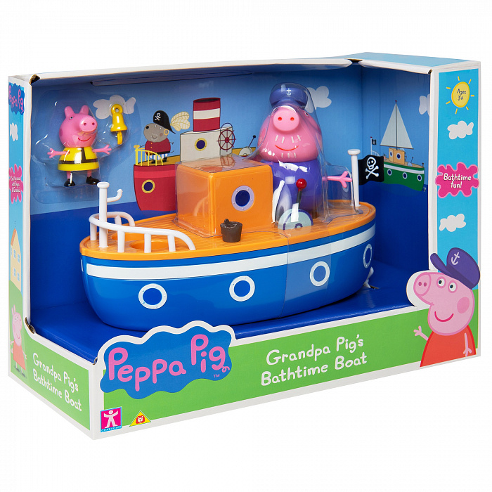 Игровой набор для ванны ™ Peppa Pig - Корабль дедушки Пеппы  