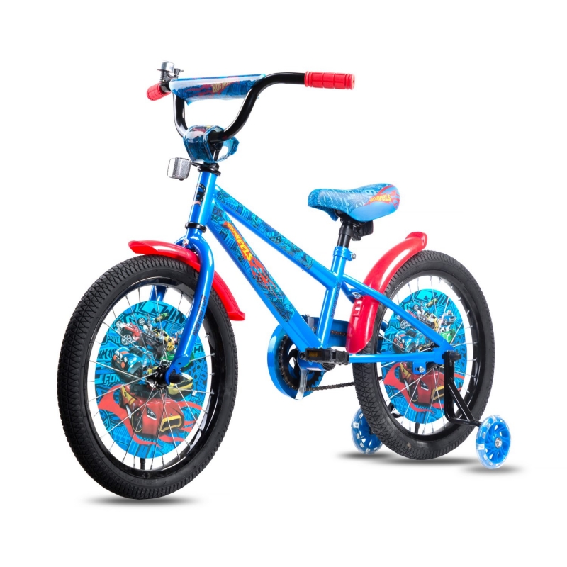 Детский велосипед Navigator серии Hot Wheels, колеса 18", стальная рама, стальные обода, ножной тормоз  