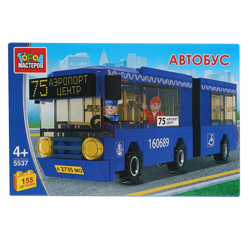 

Конструктор - Автобус с гармошкой, с фигуркой, 155 деталей
