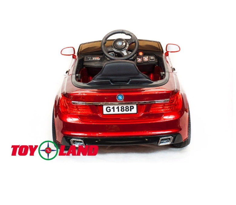 Электромобиль ToyLand BMW 5 красного цвета  