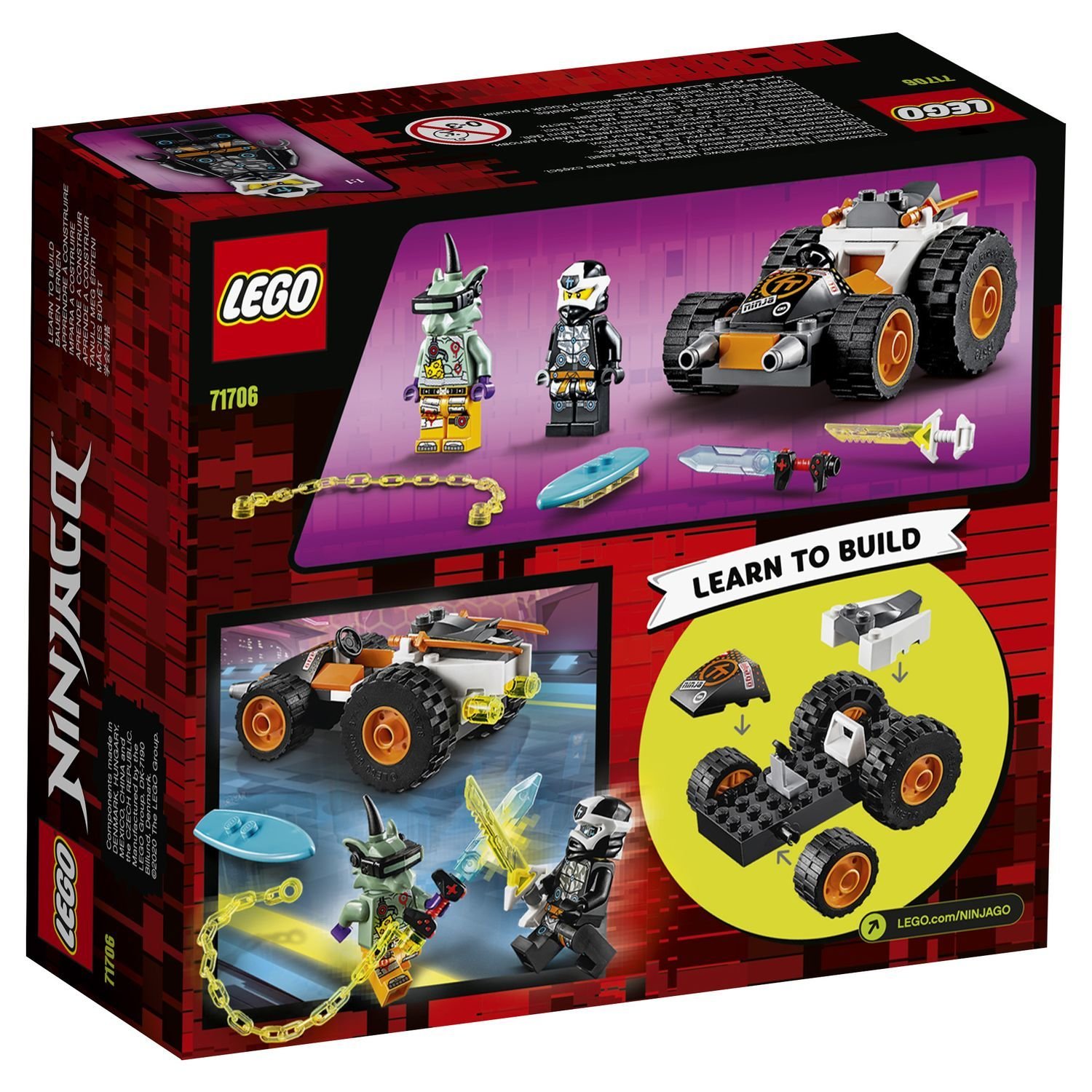 Конструктор Lego® Ninjago - Скоростной автомобиль Коула  