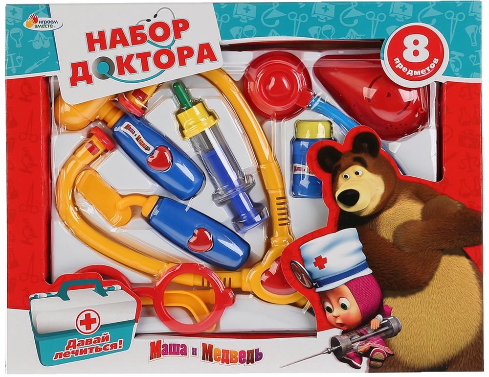 

Игровой набор доктора Маша и Медведь