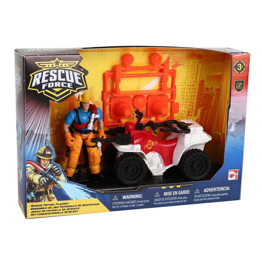 Игровой набор: Спасательный отряд патрульной команды на квадроцикле  