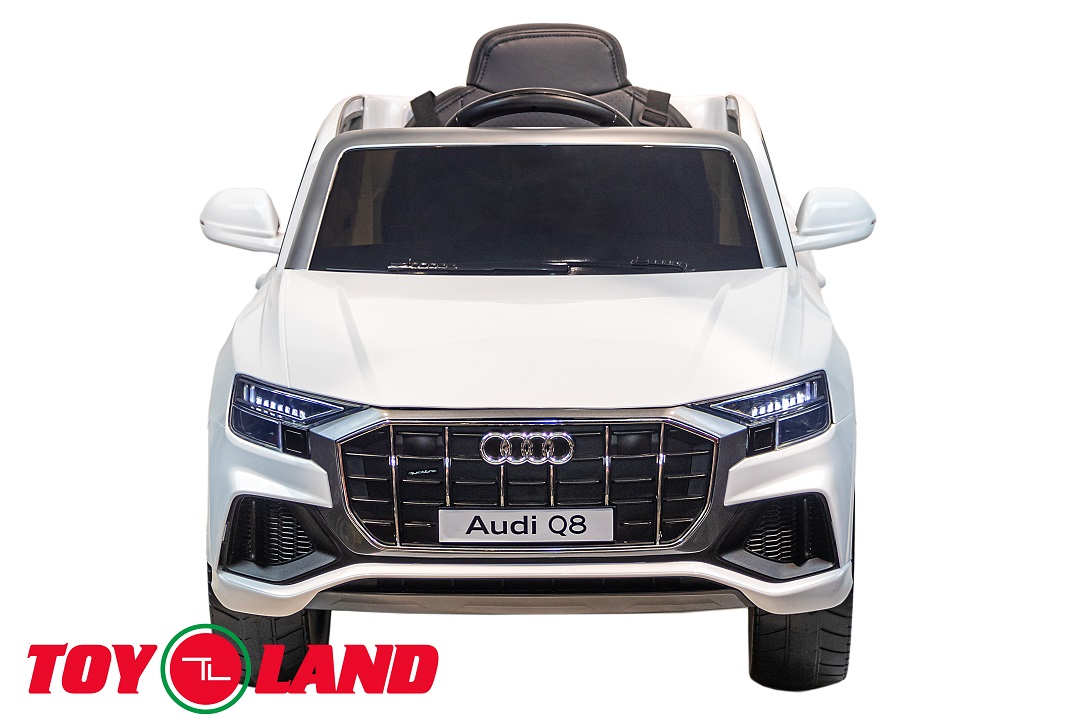 Электромобиль джип Audi Q8, белый  