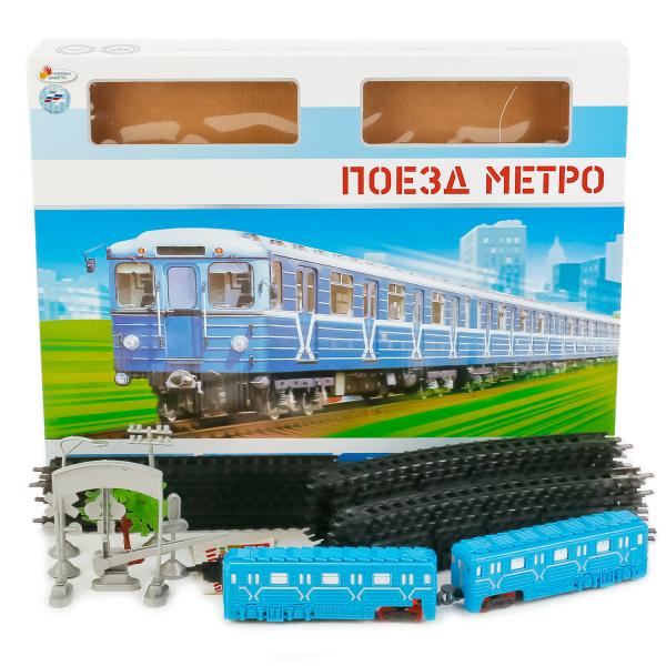 

Железная дорога с аксессуарами – Метро, 695 см, свет и звук