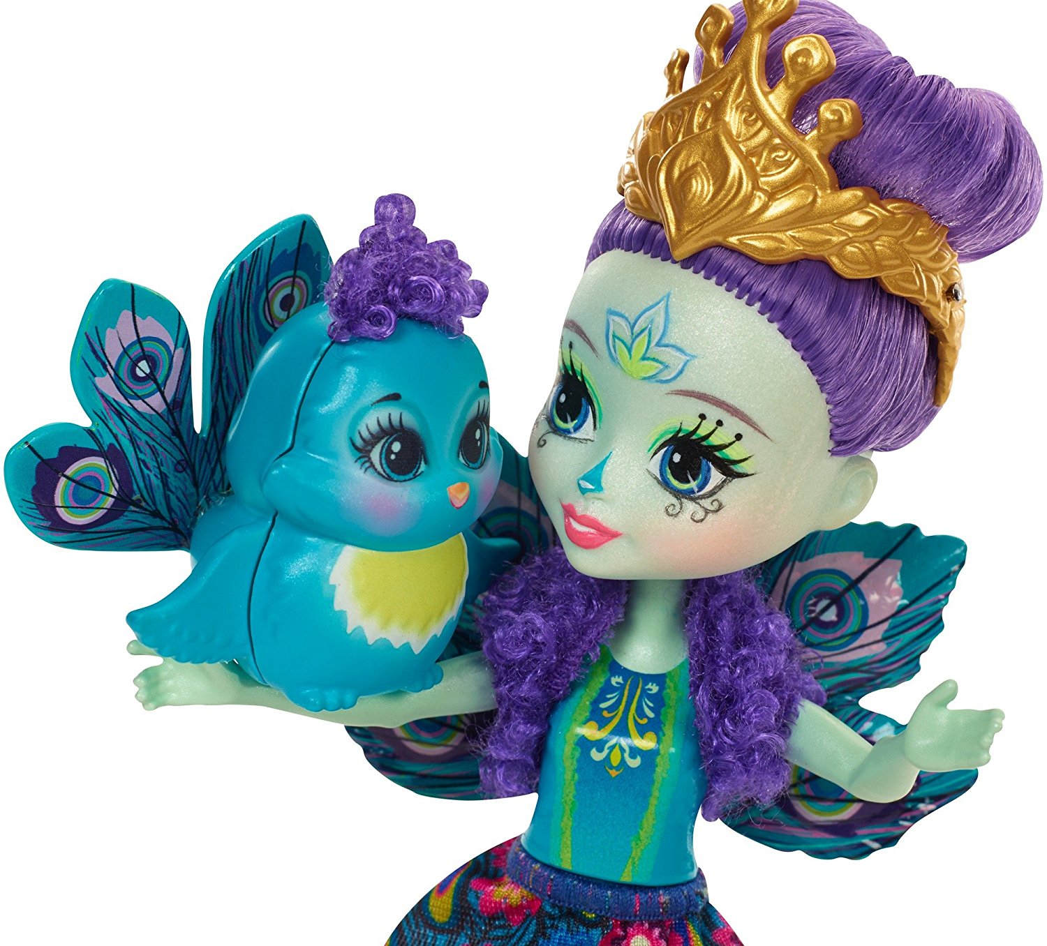 Кукла Enchantimals с питомцем - Пэттер Павлина, 15 см  