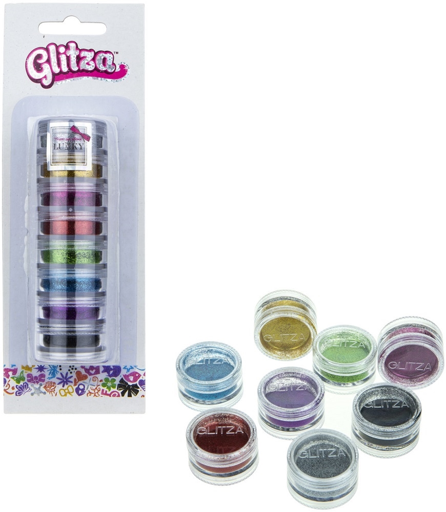 

Набор Glitza Art из 8 баночек с блестками