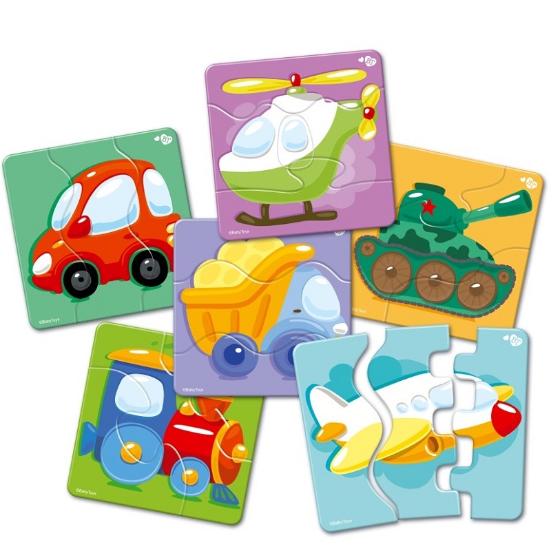 

Пазлы-макси ®BabyToys, зигзаг - Транспорт, 18 элементов