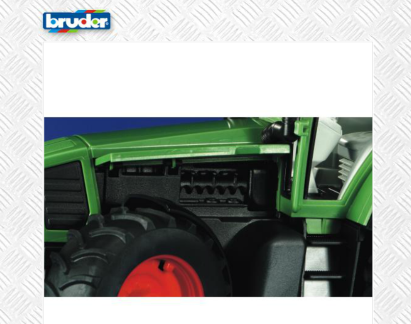 Трактор Bruder Fendt Favorit 926 Vario с фаркопом  