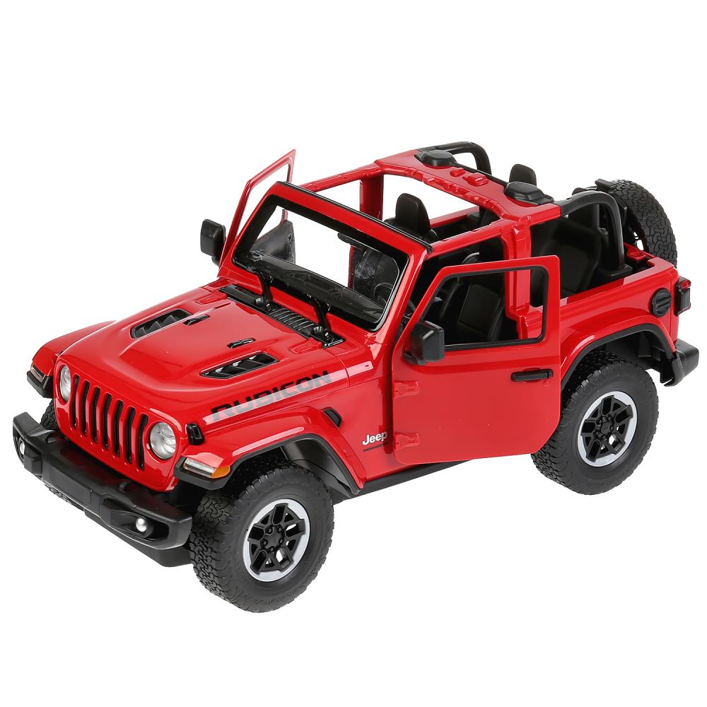 Машина р/у - Jeep Wrangler Jl, масштаб 1:14, двери открываются вручную, со светом   