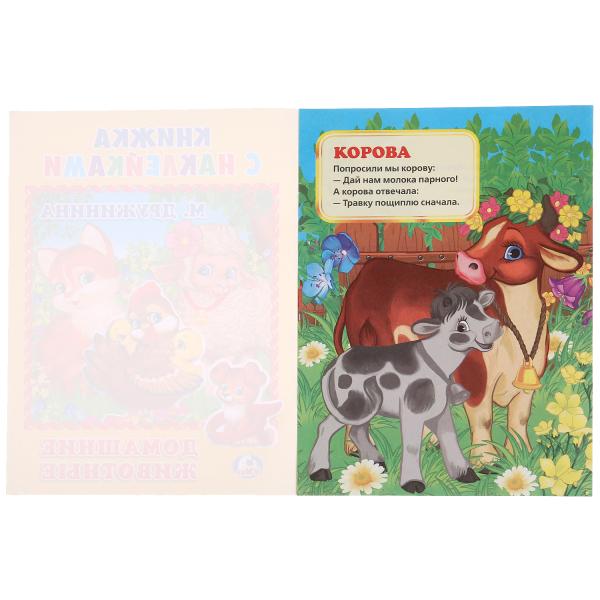 Книжка с наклейками А5 Домашние животные М. Дружинина  