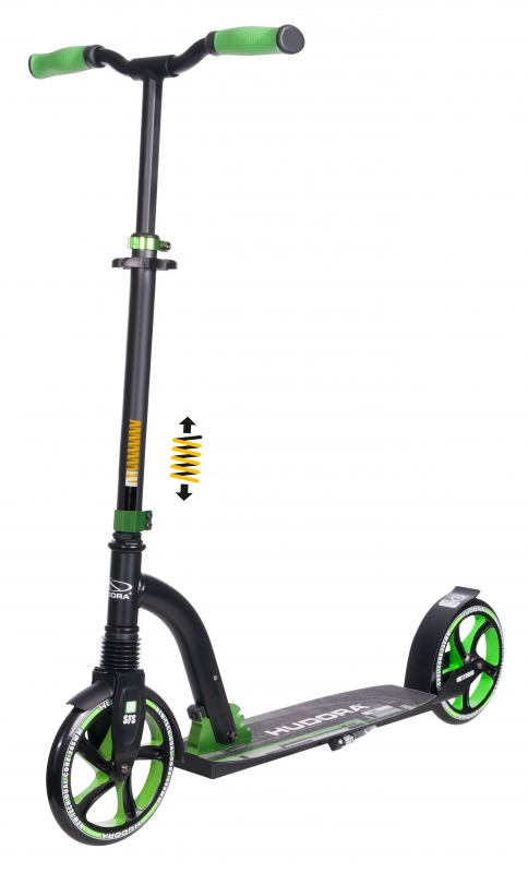 Складной 2х колесный самокат Big Wheel Flex 200, green  