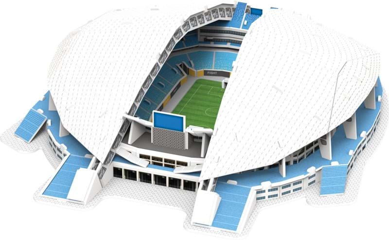 Сборный 3D пазл из пенокартона – стадион Фишт Сочи  