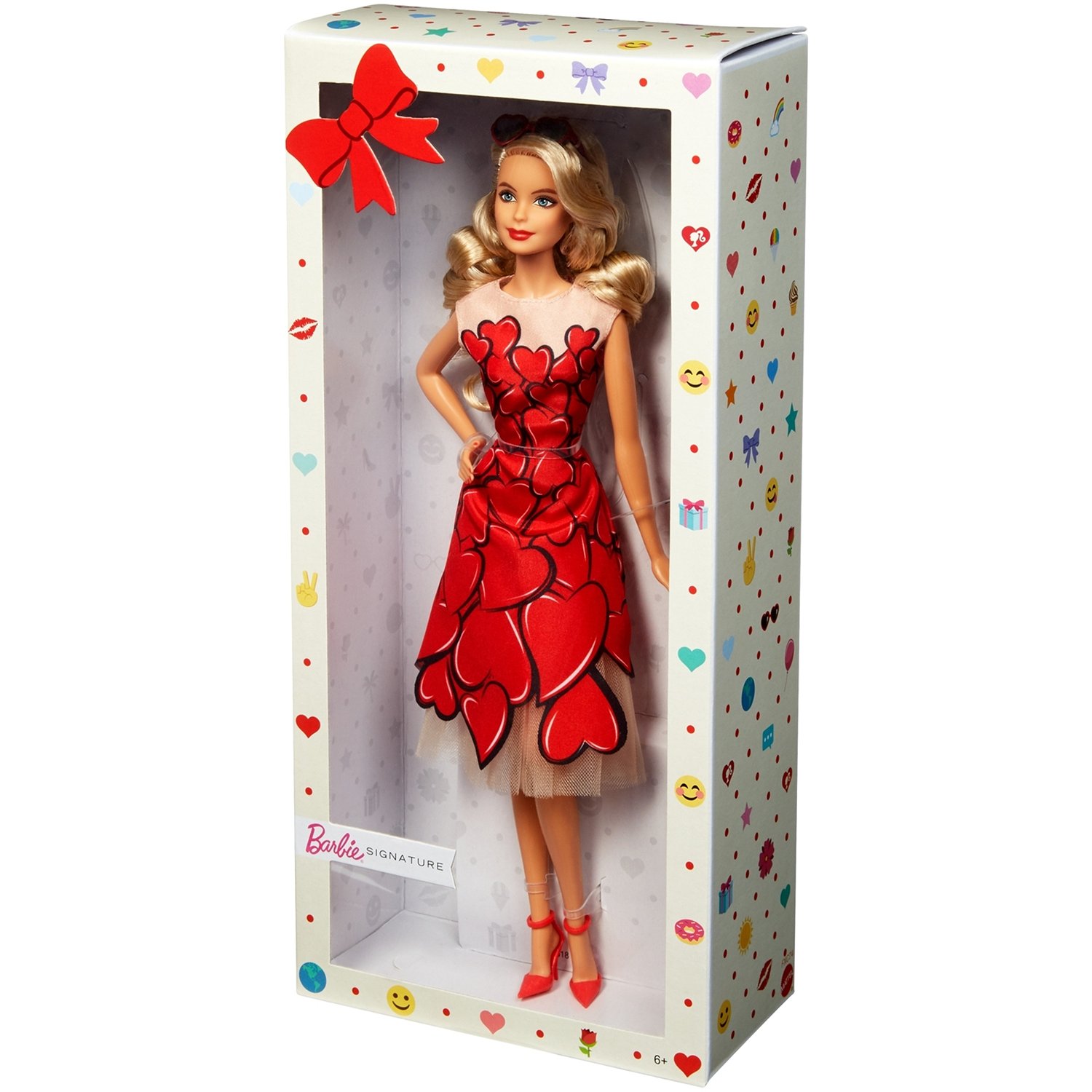Коллекционная кукла Barbie® в красном платье  