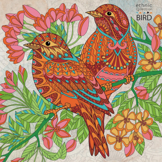Пазл Арт-терапия. Цветная Серия – Птицы, 360 деталей  