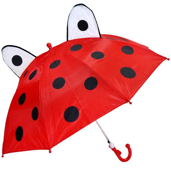 Зонт с ушками диаметр 45 см., со свистком, несколько цветов  