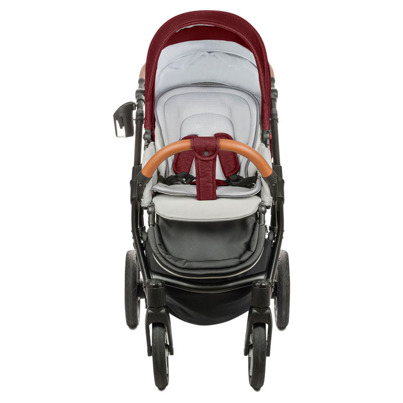 Детская коляска Nuovita Carro Sport 2 в 1, Granato Argenteo/Гранатово-серебристый  