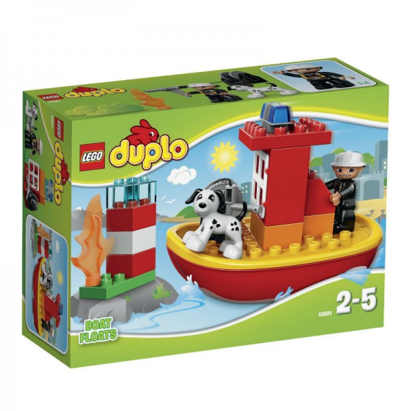 Lego Duplo. Пожарный катер  