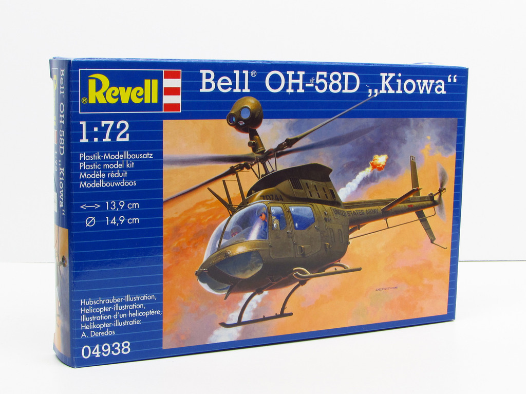 Сборная модель - Вертолет Bell OH-58D - Kiowa  