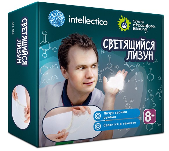 

Набор химика – Лизун светящийся