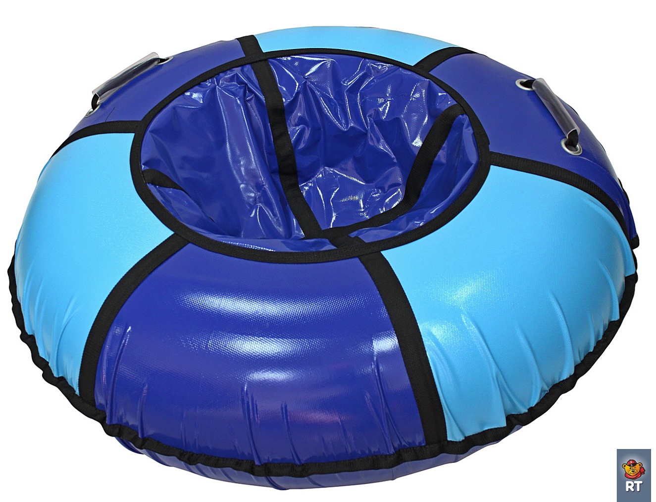 Санки надувные. Тюбинг - RT Практик, верх-ПВХ, сине-голубой, диаметр 118 см  