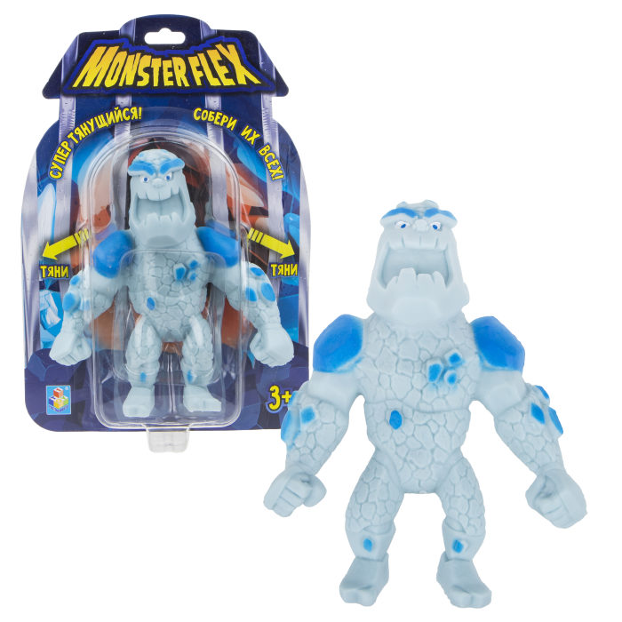 

Тянущаяся фигурка Monster Flex - Человек-айсберг, 15 см