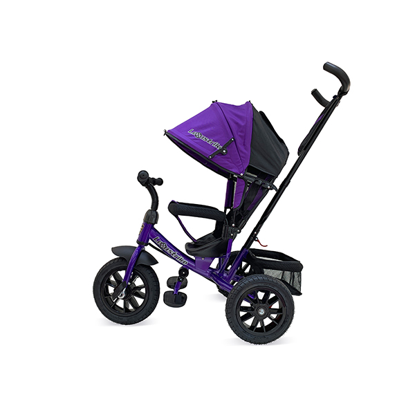 Трехколесный велосипед - Lexus Trike, колеса 12" и 10", фиолетовый  