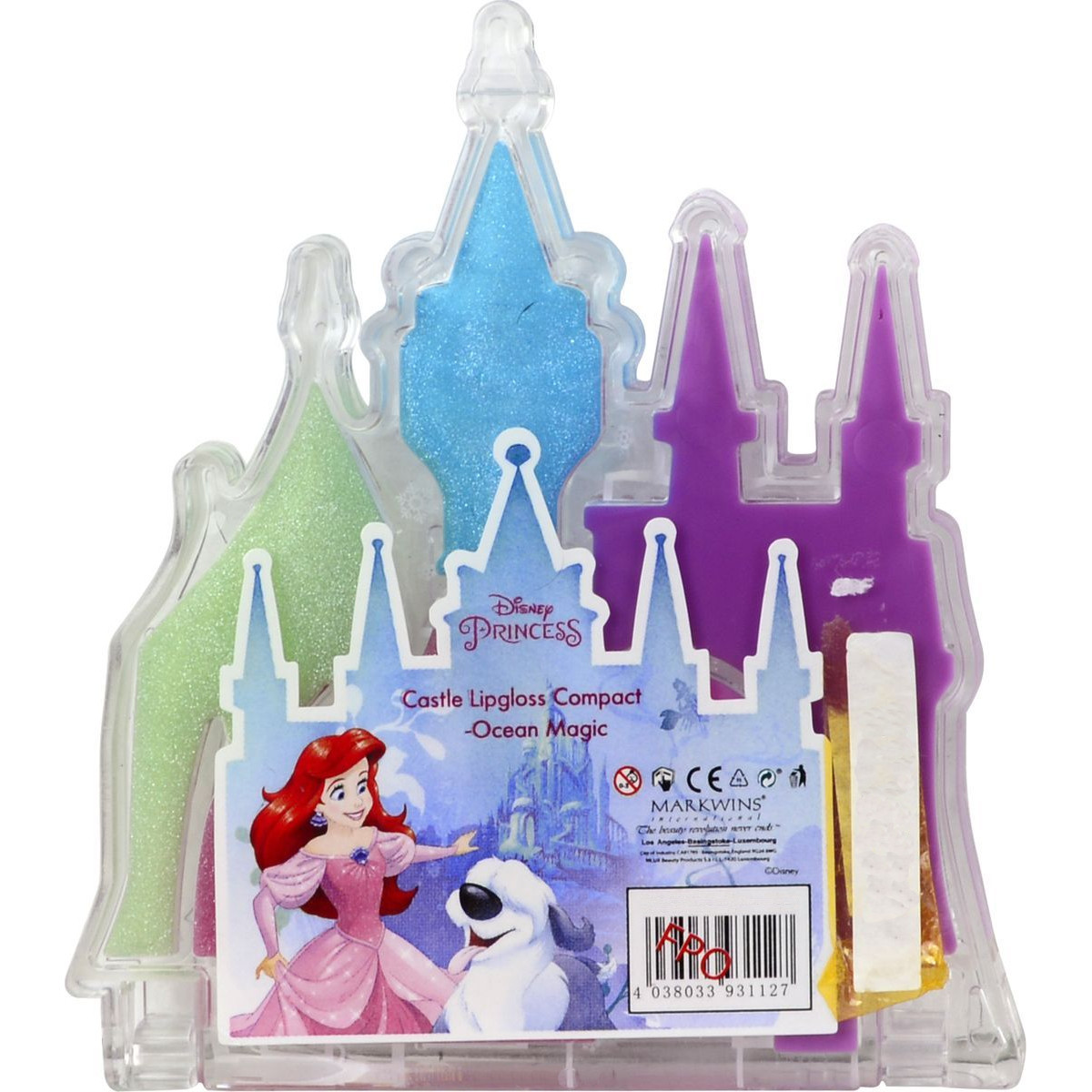 Игровой набор детской декоративной косметики в замке Princess - Ариэль  