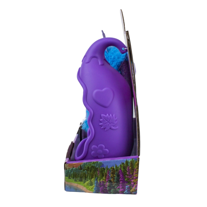 Плюшевая игрушка Bush baby world со спальным коконом, заколкой и шармом – Павлин Паола, 20 см  
