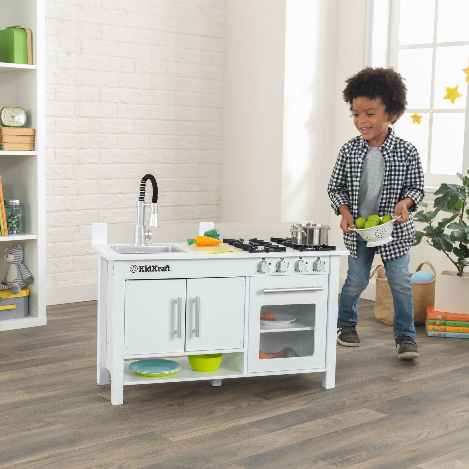 Детская игровая мини-кухня - Маленький повар, цвет белый  