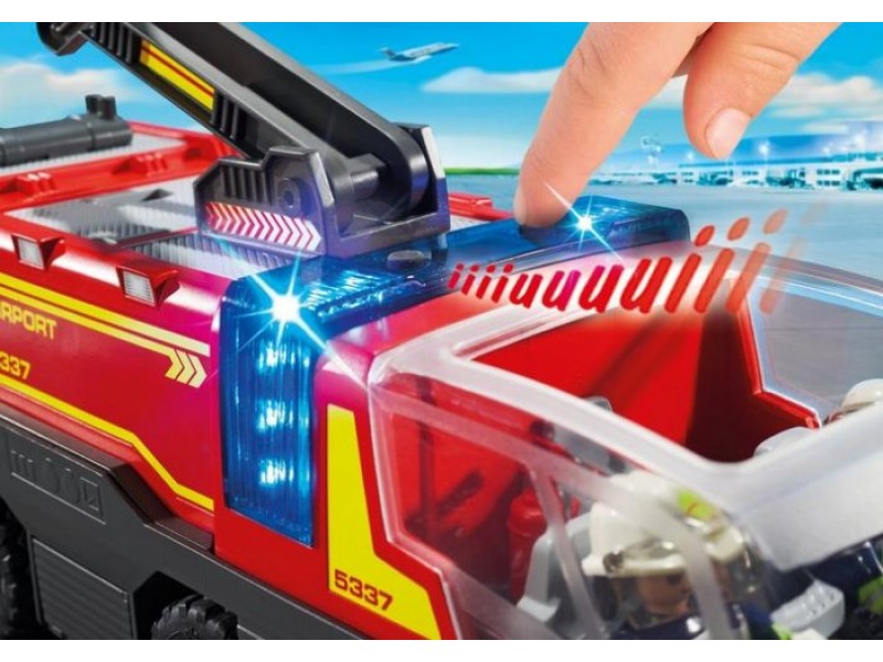 Playmobil. Городской Аэропорт: Пожарная машина со светом и звуком  