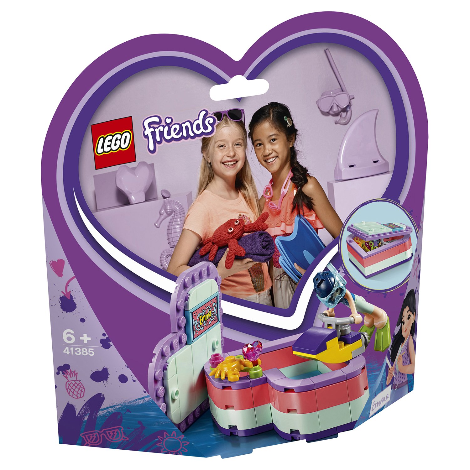 Конструктор Lego®  Friends - Летняя шкатулка-сердечко для Эммы  