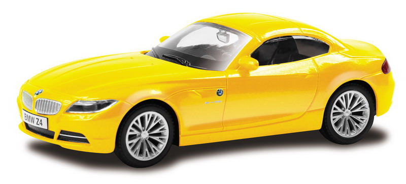 

Металлическая машина - BMW Z4, 1:43, желтый