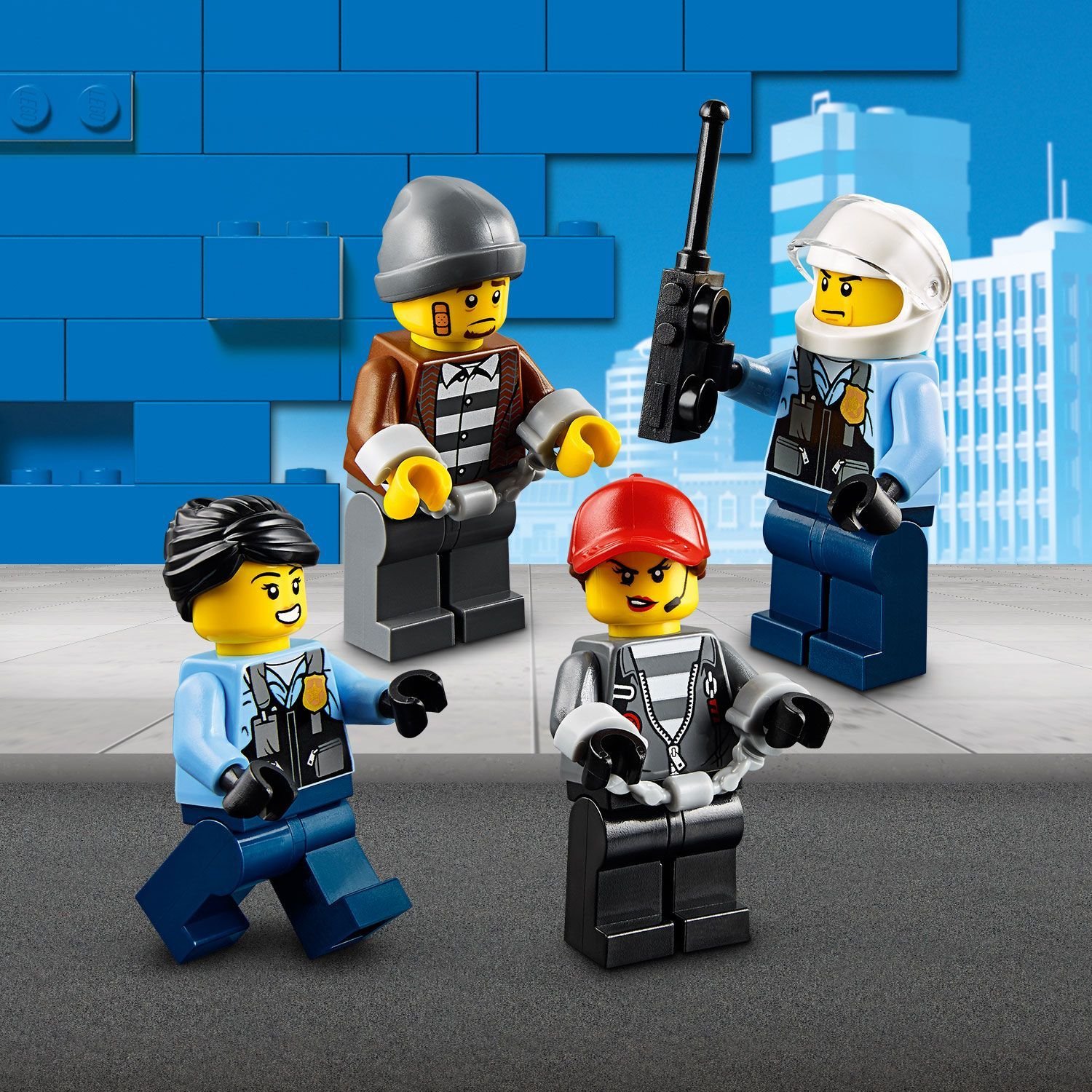 Конструктор Lego® City Police - Полицейский вертолетный транспорт  
