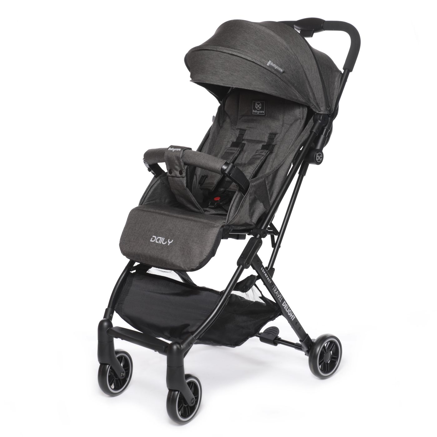 

Коляска прогулочная Baby Care Daily, цвет – Чёрный/Black