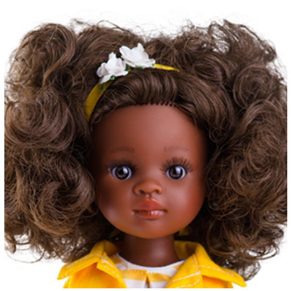 Кукла Нора в желтом жакете, 32 см.  