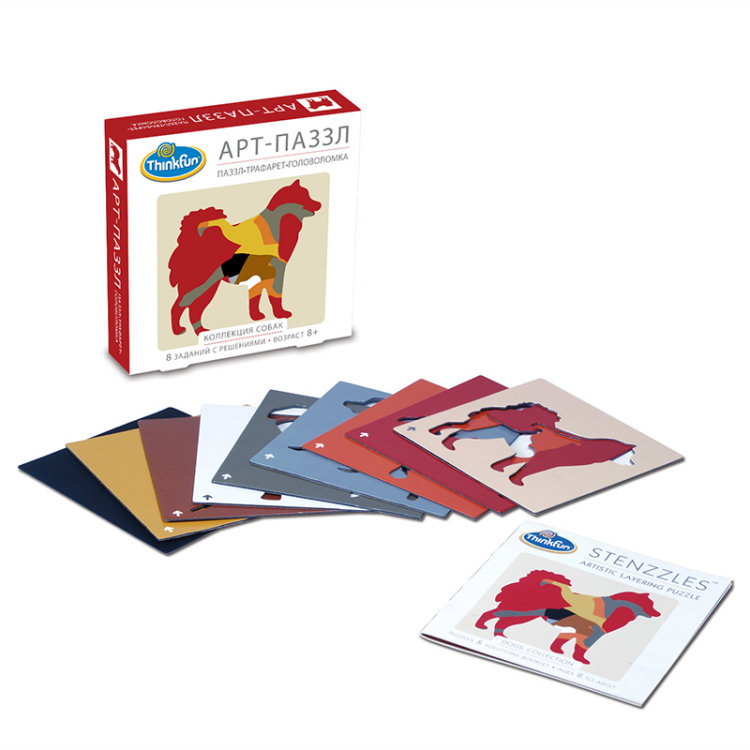 

Настольная игра-головоломка ThinkFun — «Арт-Пазл. Коллекция собак», 4801-RU