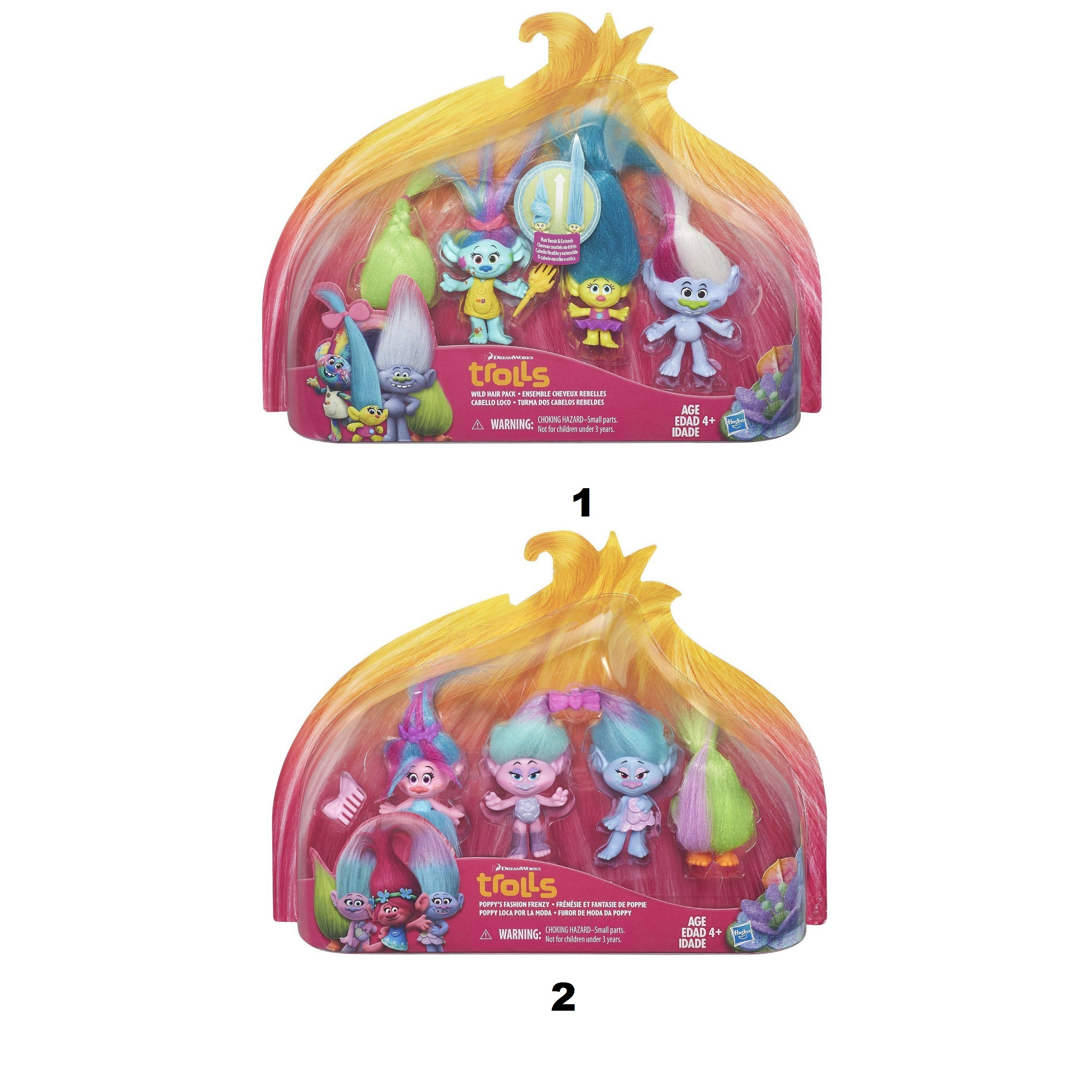 

Игровой набор из 4 фигурок героев - Тролли