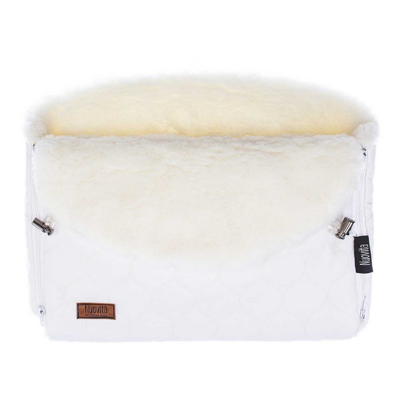 

Муфта меховая для коляски Nuovita Polare Bianco Bianco/Белый